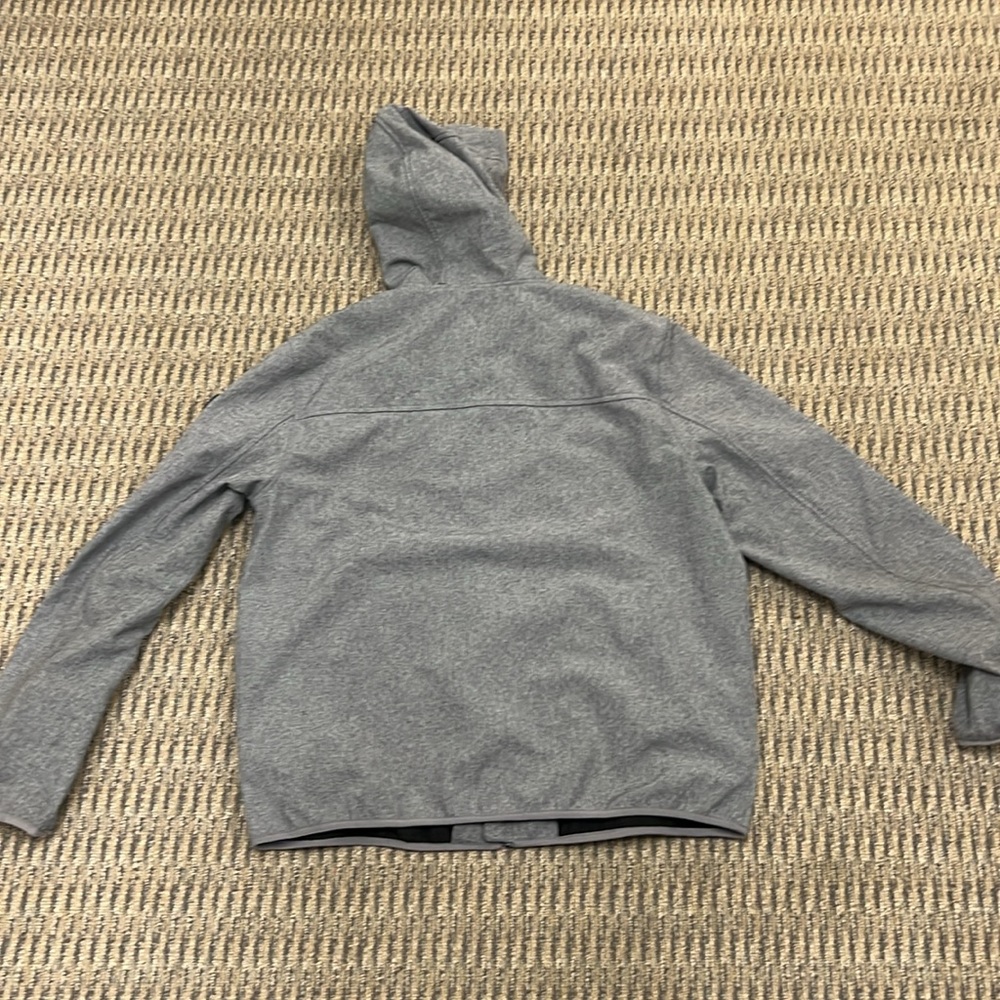Tommy Hilfiger: Gray Softshell Hooded Jacket: Fle… - image 4